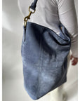 Meletti Powder Blue Suede