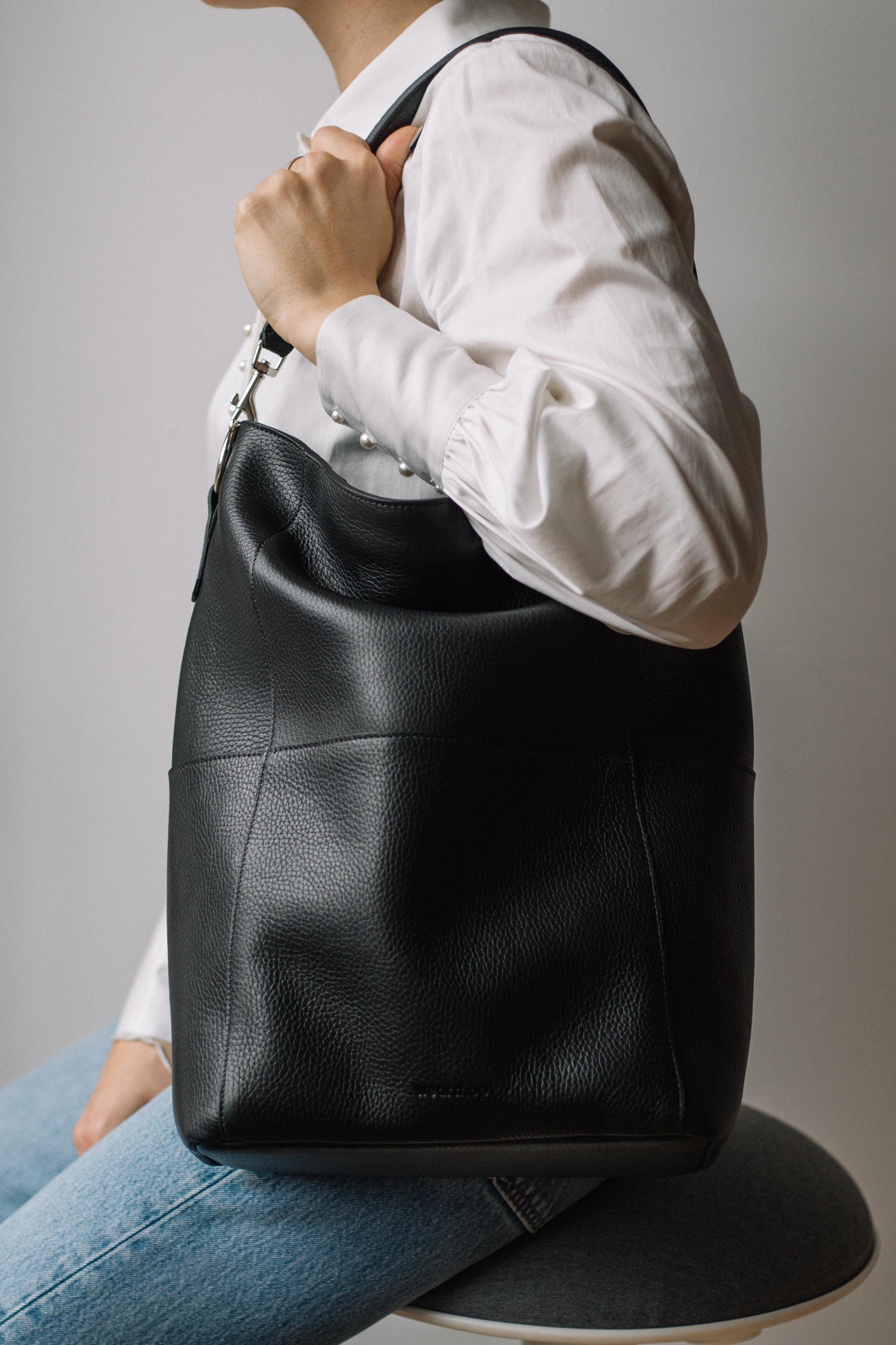 The Meletti bag in Black