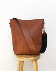 Leather strap for Meletti bag in Tan