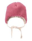 Pink Bear Woolen Baby Hat