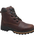 Men's 6" Brown Work Leather Boots-1
