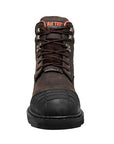 Men's 6" Brown Work Leather Boots-4