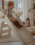 Wooden Indoor Scandi Slide for Children 87cm