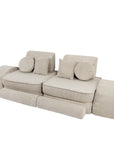 Medium Modular Sofa for Kids in Ecru Plus