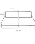 Small Modular Sofa for Kids - Slimcord Lime