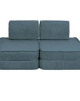 Small Modular Sofa for Kids - Aesthetic Turquoise
