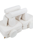 Medium Modular Sofa for Kids - Boucle White