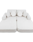 Medium Modular Sofa for Kids - Boucle White