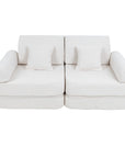 Medium Modular Sofa for Kids - Boucle White