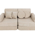 Medium Modular Sofa for Kids - Slimcord Ecru
