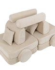 Medium Modular Sofa for Kids - Slimcord Ecru