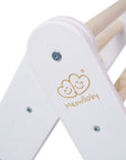 Wooden Pikler Climbing Ladder - White