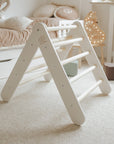 Wooden Pikler Climbing Ladder - White