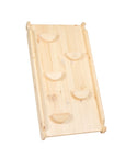 Ladder with a Slide-Climbing Wall - Natural Wood