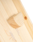 Ladder with a Slide-Climbing Wall - Natural Wood