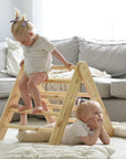 Wooden Climbing Ladder Natural Wood