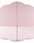 Cloud Shaped Pink Velvet Kids Play Mat