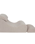 Wave Lounger Light Grey Bearly