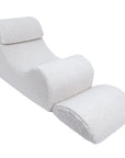 Wave Lounger - White Bearly