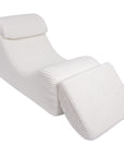 Wave Lounger - White Furrycord