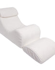 Wave Lounger - White Furrycord