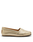 Women's Chukka Espadrilles, gold leather