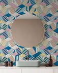Mezze Bright Graphic Wallpaper