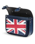 Union Jack Midi Satchel - Navy