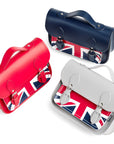 Union Jack Midi Satchel - Ghost Grey