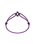 Mini Black Clover Cord Bracelet