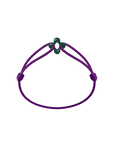 Mini Green Clover Cord Bracelet