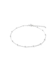 Mini Bubble Silver Anklet