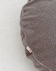 MINICAMP Bouclé Fabric Kids Floor Cushion - Grey, Soft & Stylish for Playtime by Minicamp at brixbailey.com