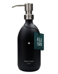 Minimal Black Soap Dispenser