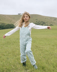 Mint Chunky Cord Dungarees
