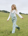 Mint Chunky Cord Dungarees