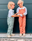 Mint Chunky Cord Dungarees