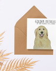 Golden Moments: Adorable Golden Retriever Greeting Card for Every Occasion!