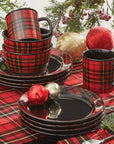 Montana Plaid Dinnerware Set