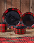 Montana Plaid Dinnerware Set