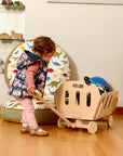 Montessori Toy Storage: Eco-Friendly Nursery & Playroom Chest-1