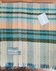 Large Checked Random Recycled Wool Blanket