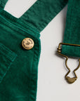 Moss Green Corduroy Dungarees