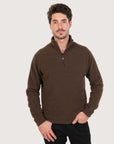 Men’s Possum Merino & Silk Half-Zip Jumper
