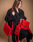 Vintage Leather Saddle Bag - Functional & Stylish Accessory