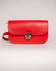 Classic Cut Saddle Bag by Zelma Kraft – Vintage Elegance & Utility by Zelma Kraft at brixbailey.com