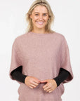 Women’s Possum Merino & Silk Split Sleeve Poncho