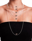 Dance of Stamens Necklace Midi, Gold plated Hollow Bezel with Fresh Water Pearls
