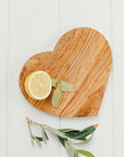 Olive Wood Heart Shaped Board