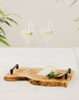 Olive Wood Rustic Serving Tray